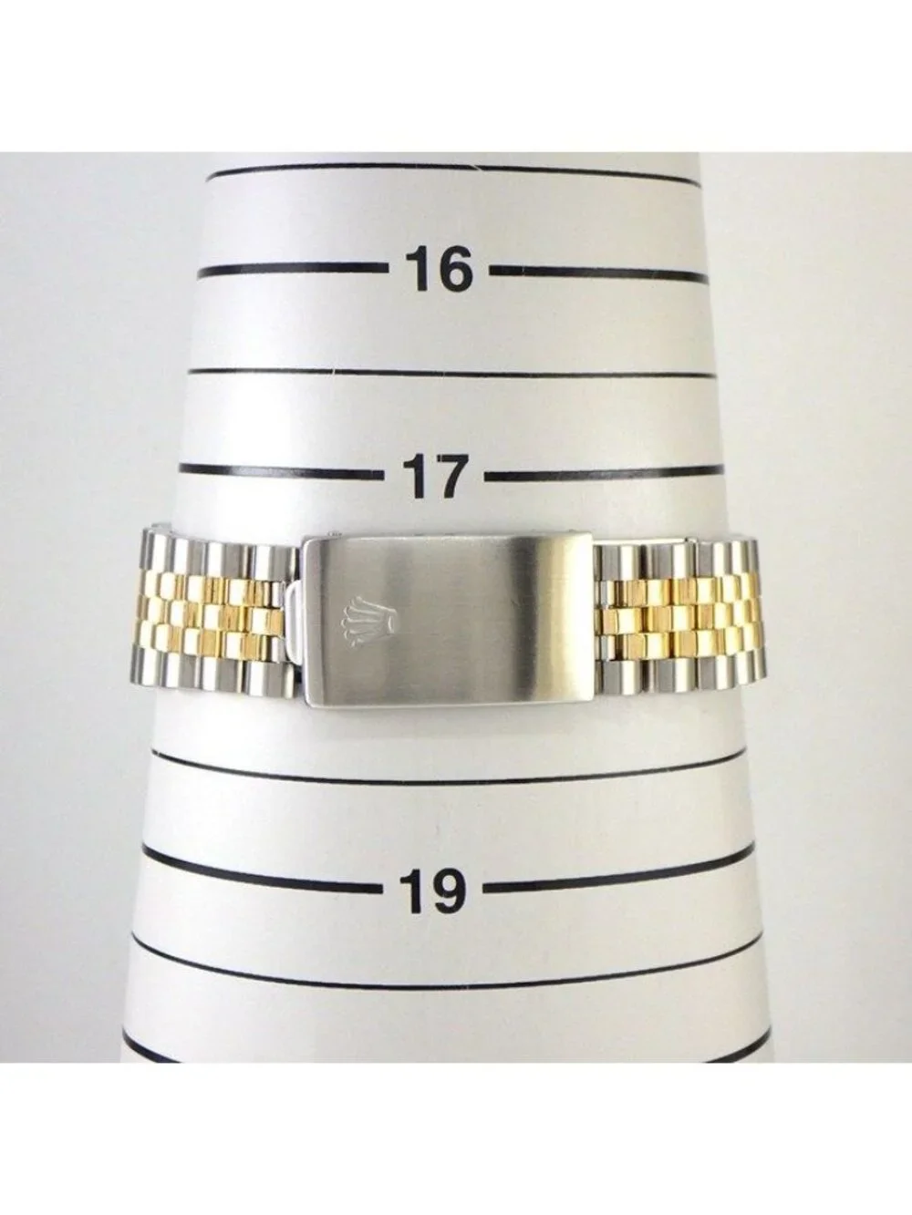 Rolex Watch Datejust L Number 1989 White Dial Full Ted Bezel Jubilee Bracelet